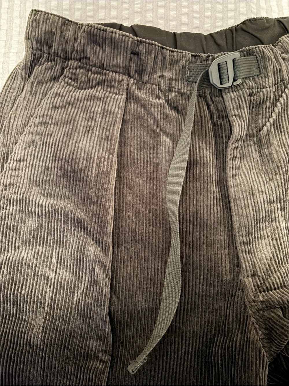 Uniqlo U Wide Pleated Corduroy Pants Size M - Picture 3 of 5
